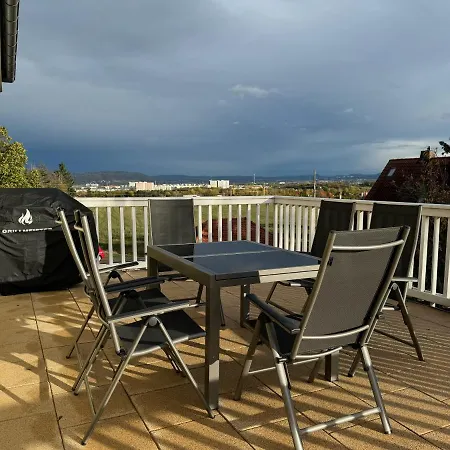 205 Qm Traumtor Mit Sauna, Whirlpool, Kamin Und 3 Terrassen Mit Blick In Böhmisch Sächsische Schweiz Apartment Dresden