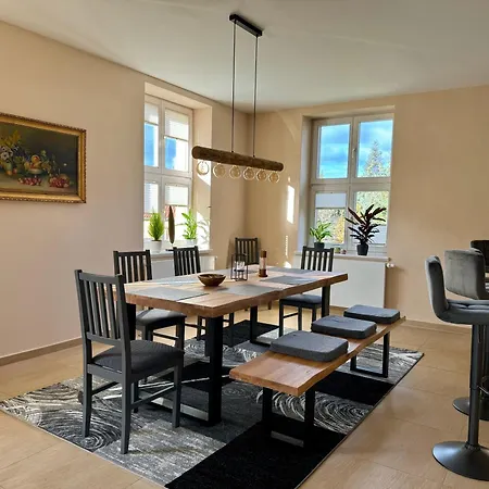 Apartment 205 Qm Traumtor Mit Sauna, Whirlpool, Kamin Und 3 Terrassen Mit Blick In Böhmisch Sächsische Schweiz Dresden